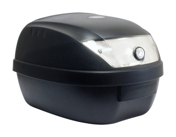 S-Line - Bauletto 28L Nero Opaco 39x39x29cm (1 Casco) Fornito di Piastra