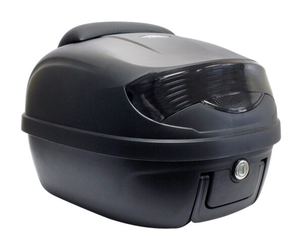 S-Line - Bauletto 29L Nero Opaco 40x40x31cm (1 Casco) Piastra, Schienalino e Maniglia